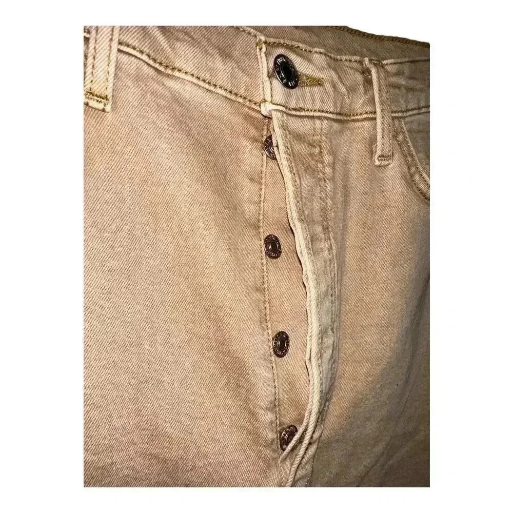 Re/Done Womens Khaki 90s High Rise Loose Fit Denim, Size 31 - Picture 5 of 8